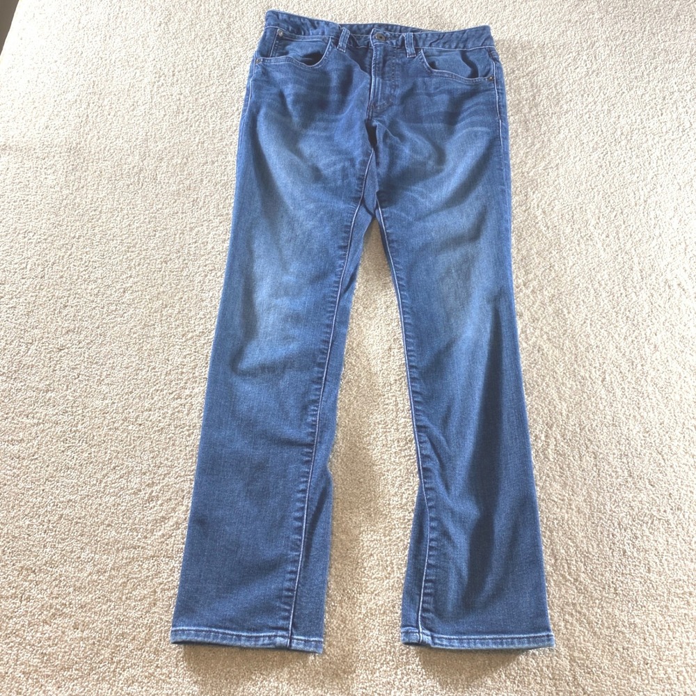 Bonobos‎ Jetsetter Jeans Womens 29x30 Blue Rye Straight Slim Stretch Denim